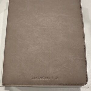 Wanderlust + Co Elegant Taupe Travel Jewelry Organizer